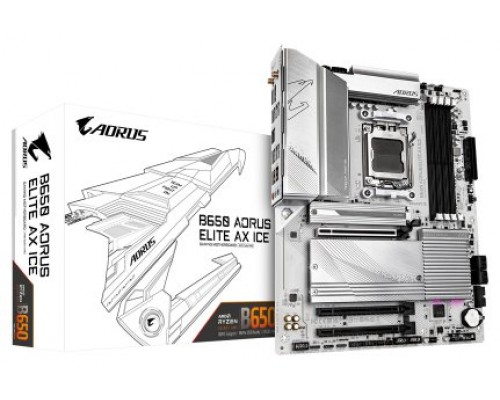 Gigabyte B650 AORUS ELITE AX ICE placa base AMD B650 Zócalo AM5 ATX (Espera 4 dias)